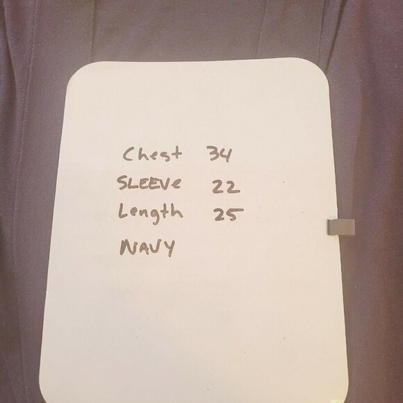 J. Crew Dark Navy Pima Cotton & Wool Open Front Cardigan Sweater Size X-Small - Picture 9 of 9